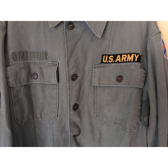 Vintage Cold War 14th Corp U.S. Army Shirt Battle Dress Small Shirt Jacket - Picture 5 of 9